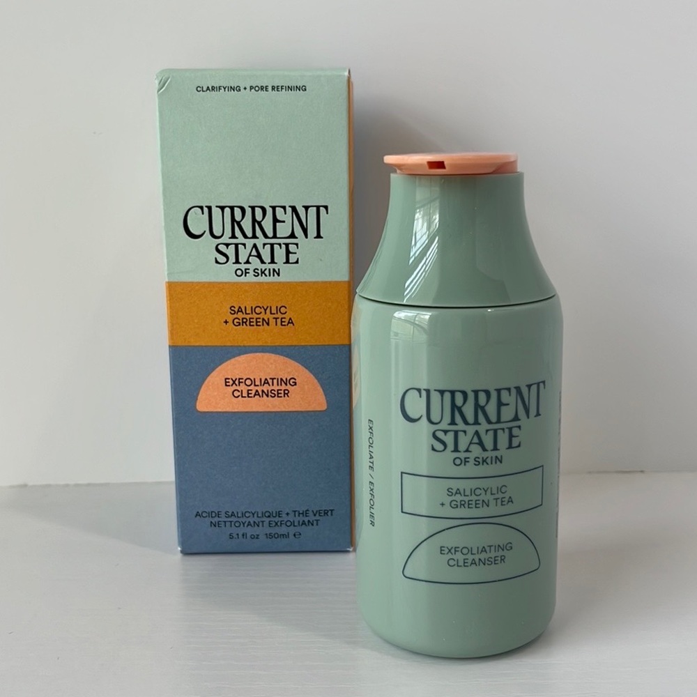 Current State of Skin Salicylic Green Tea Exfoliating Face Cleanser